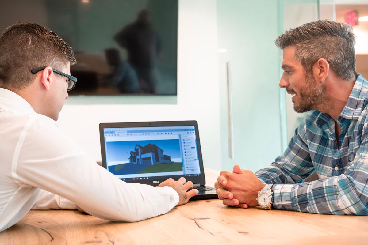 The VistaHyre team working together